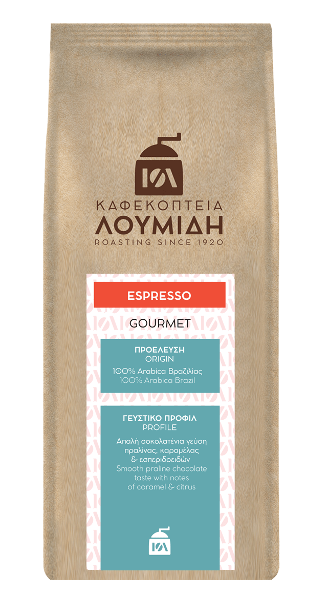 Espresso Χαρμάνι Gourmet | 250γρ - Καφεκοπτεία Λουμίδη