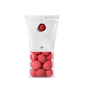 Βότσαλα "Ρόδος" - Ζαχαρωμένη Φράουλα με Σοκολάτα | 150γρ - Καφεκοπτεία Λουμίδη