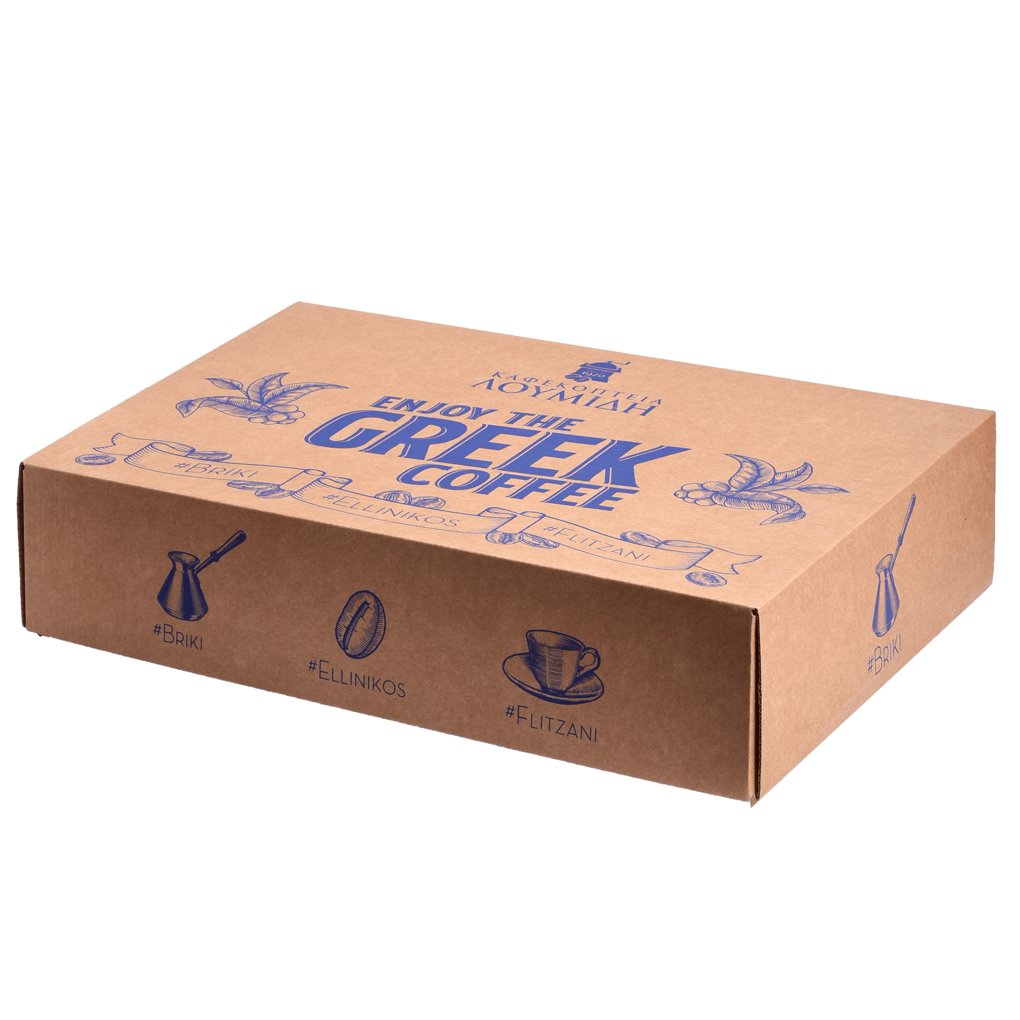 Greek Coffee Kit Ελληνικού Καφέ | Μεγάλο - Καφεκοπτεία Λουμίδη