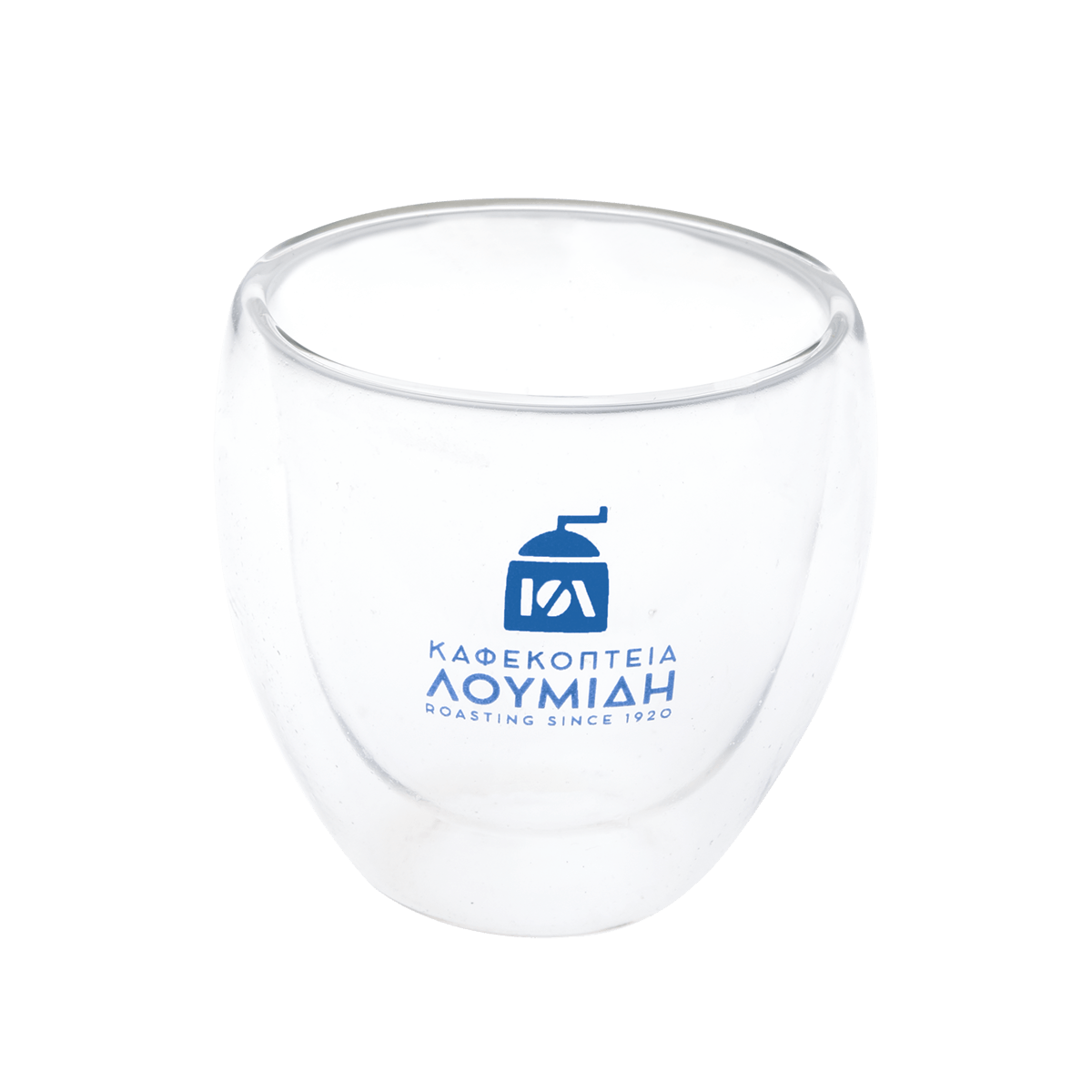 Ισοθερμικό Διάφανο Ποτήρι | 240ml - Καφεκοπτεία Λουμίδη