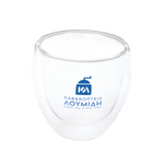 Ισοθερμικό Διάφανο Ποτήρι | 240ml - Καφεκοπτεία Λουμίδη