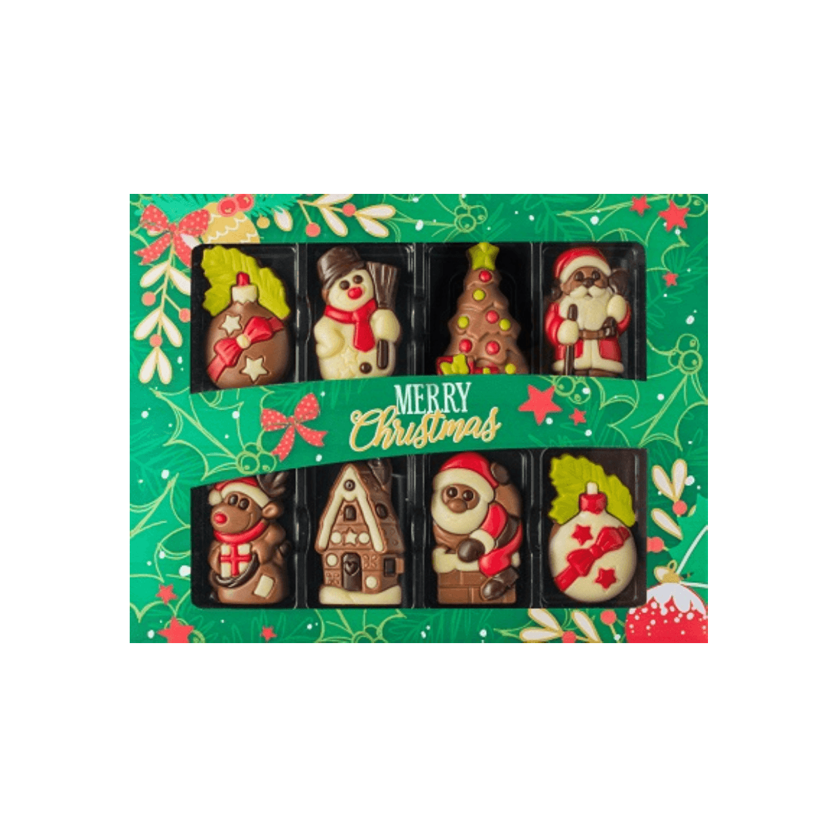 Χριστουγεννιάτικο Gift Box με Πραλίνες | 80γρ - Καφεκοπτεία Λουμίδη