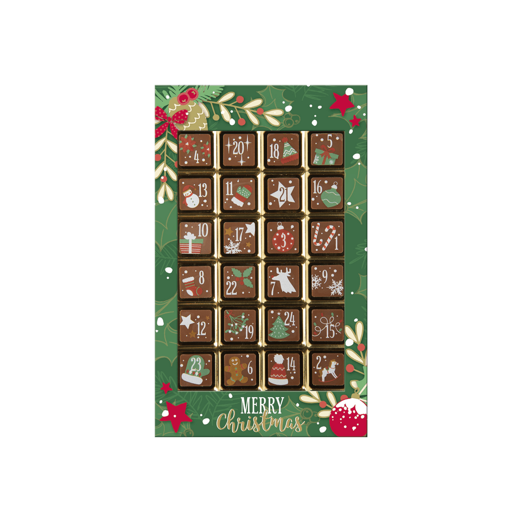 Χριστουγεννιάτικο Gift Box Σοκολατένιο Ημερολόγιο | 70γρ - Καφεκοπτεία Λουμίδη