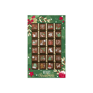 Χριστουγεννιάτικο Gift Box Σοκολατένιο Ημερολόγιο | 70γρ - Καφεκοπτεία Λουμίδη